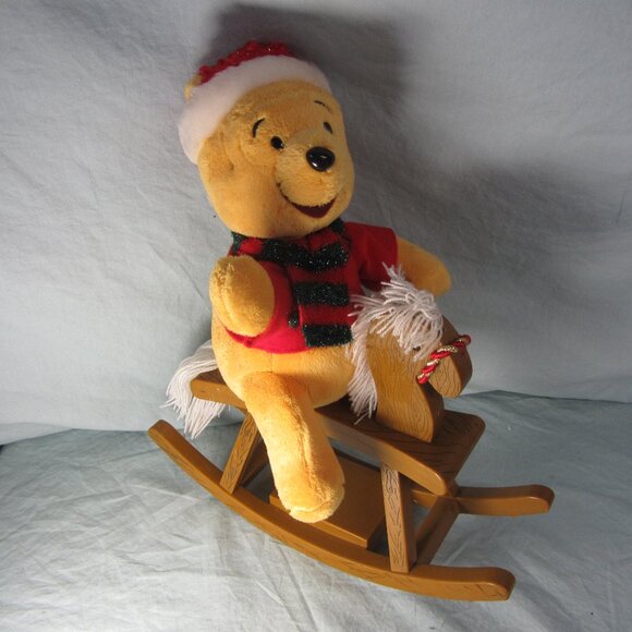 winnie the pooh singing rocking horse Gemmy (W2523) - Picture 1 of 12